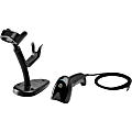 HP Engage Imaging Barcode Scanner II - Cable Connectivity - 1D, 2D - LED - Imager - Omni-directional - USB - Black - Stand Included - IP52 - USB 1 thumbnail image