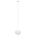 Lalia Home 1-Light Coastal Woven Paper Shade Pendant, 11-7/16"W, White 1 thumbnail image