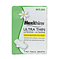 Hospeco Maxithins Ultra Thin Maxi Pads With Wings, Pack Of 200 Pads