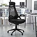 Flash Furniture Mesh High-Back Swivel Chair, Black 1 thumbnail image