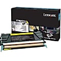 Lexmark Laser Toner Cartridge - Return Program - Yellow - 1 Pack - 6000 Pages