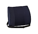 Sitback Rest™ Lumbar Support Cushion, 13"H x 14"W x 5"D, Blue 1 thumbnail image