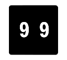 Smead® DCC and DCCRN Color-Coded Numeric Labels, SMD67429, "Number", 1 1/2"W x 1 1/2"L, Black, 250 Per Roll 1 thumbnail image