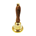 Affluence Unlimited School Hand Bell, 6 1/2", Gold 1 thumbnail image