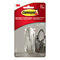 3M Command Damage Free Removable Metal Hook, Designer, Medium, Brushed Nickel 1 thumbnail image