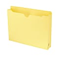 Smead® Expanding Reinforced Top-Tab File Jackets, 2" Expansion, Letter Size, Yellow, Box Of 50 1 thumbnail image