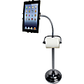 CTA Digital Universal Pedestal Stand for Tablets with Roll Holder