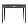 Ameriwood™ Home Stella 40"W Computer Desk, Gray/Gold 1 thumbnail image