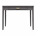 Ameriwood™ Home Stella 40"W Computer Desk, Gray/Gold