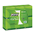 Marcal® 100% Recycled Premium Fluff-Out Cube Facial Tissue, 80 Sheets Per Box, Case Of 6 Boxes