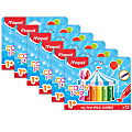 Maped Color'Peps My First Jumbo Triangular Wax Crayons, 12 Crayons Per Pack, Set Of 6 Packs 1 thumbnail image