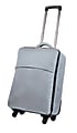 Foldable Spinner Luggage, 21 1/2"H x 14"W x 8"D, Grey