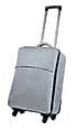 Foldable Spinner Luggage, 21 1/2"H x 14"W x 8"D, Grey 1 thumbnail image