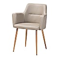Baxton Studio 10512 Glam Dining Chair, Gray 1 thumbnail image