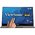Viewsonic TD1655 15.6" LCD Touchscreen Monitor - 16:9 - 6.50 ms GTG (OD) - 16" Class - Projected Capacitive - Multi-touch Screen - Full HD - 262k - 250 Nit - LED Backlight - Speakers - HDMI - USB - VGA - ENERGY STAR 8.0, cTUVus, EPEAT, CEC - 4 Year)