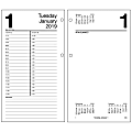 AT-A-GLANCE® Daily Loose-Leaf Desk Calendar Refill, 4 1/2" x 8", January to December 2019