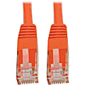 Tripp Lite Cat6 Cat5e Gigabit Molded Patch Cable RJ45 M/M 550MH Orange 35ft 35' - 1x RJ-45 Male Network - N200035OR 1 thumbnail image