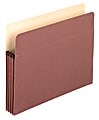Pendaflex® Redrope Expandable File Pockets, 3 1/2" Expansion, Letter Size, Brown, Pack Of 25