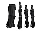 Corsair Premium Individually Sleeved PSU Cables Starter Kit Type 4 Gen 4 - Black - For Power Supply - Black - 4/Pack 1 thumbnail image