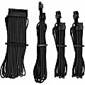 Corsair Premium Individually Sleeved PSU Cables Starter Kit Type 4 Gen 4 - Black - For Power Supply - Black - 4 1 thumbnail image