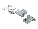 StarTech.com Assembled DB9 Male Solder D-SUB Connector w/ Plastic Backshell - Serial connector - DB-9 (M) 1 thumbnail image