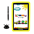 Linsay F7 Tablet, 7" Screen, 2GB Memory, 64GB Storage, Android 13, Kids Yellow