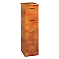 O'Sullivan® Premium Laminate File Cabinet, 4 Drawers, 54 1/4"H x 15 1/2"W x 20 1/4"D, Odessa Pine 1 thumbnail image
