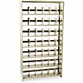 Tennsco Snap-Together Open Shelving Unit, 88"H x 48"W x 12"D, Sand 1 thumbnail image