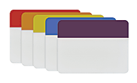 Post-it® Durable Tabs, 2", Marrakesh Collection, Assorted Colors, 6 Tabs Per Pad, Pack Of 5 Pads