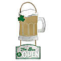 Amscan 242555 St. Patrick's Day Bar Signs, 7-3/4" x 14", Silver, Pack Of 3 Signs