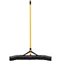 Rubbermaid Commercial Maximizer Push-To-Center 36" Brooms - Polypropylene Bristle - 58.1" Overall Length - Steel Handle - 6 / Carton