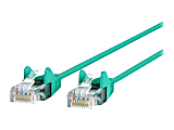 Belkin CAT6 Slim Gigabit Snagless UTP Ethernet Cable - 1 ft Category 6 Network Cable  - CE001B01GRNS 1 thumbnail image