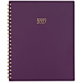 AT-A-GLANCE® Harmony 2027 Weekly Monthly Planner, Mulberry, Large, 8 1/2" x 11" 1 thumbnail image