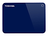 Toshiba Canvio Advance - Hard drive - 4 TB - external (portable) - USB 3.0 - blue 1 thumbnail image