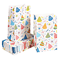 Paper Goody Bags For Kids - 36 Pack Party Favor Bags For Birthday Party Goodies, Classroom Party Treats, Recyclable Paper Treat Bags, 5.1 X 8.75 X 3.25 Inches