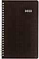 Brownline® DuraFlex Weekly Planner, 5" x 8", Black, January To December 2022, CB75V.BLK 1 thumbnail image