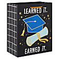 Hallmark 9.6" Medium Graduation Gift Bag (Learned It, Earned It) 1 thumbnail image