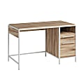 Sauder® Nova Loft 49"W Single Pedestal Computer Desk, Kiln Acacia