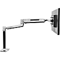Ergotron Sit-Stand Desk Mounting Arm For Flat-Panel Displays, Polished Aluminum