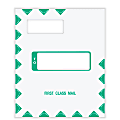ComplyRight® Tax Mailer Envelope, Double Offset Windows, White/Green, Self-Seal, 9-5/8" x 11-1/8", Pack of 50 1 thumbnail image