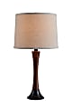 Kenroy Home Cecelia Accent Lamp, 13-1/2"H, Mahogany/Oil-Rubbed Bronze