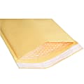 SKILCRAFT® Kraft Lightweight Cushioned Mailers, 7 1/4" x 12", Kraft, Pack Of 100 (AbilityOne 8105-00-117-9866)