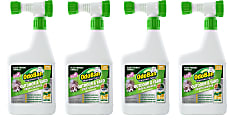 OdoBan Outdoor and Yard Odor Eliminator, Clean Fresh Scent, 32 Oz, Set Of 4 Bottles