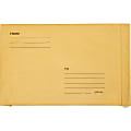 SKILCRAFT® Kraft Lightweight Cushioned Mailers, 9 1/2" x 14 1/2", Kraft, Pack Of 100 (AbilityOne 8105-00-117-9872)