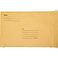 SKILCRAFT® Kraft Lightweight Cushioned Mailers, 10 1/2" x 16", Kraft, Pack Of 100 (AbilityOne 8105-00-117-9879)