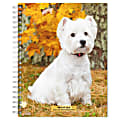 2023-2024 BrownTrout 16-Month Weekly/Monthly Engagement Planner, 7-3/4" x 7-3/16", West Highland White Terriers, September To December