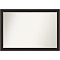 Amanti Art Narrow Non-Beveled Rectangle Framed Bathroom Wall Mirror, 27-1/2” x 39-1/2”, Accent Bronze 1 thumbnail image