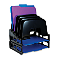 OIC® Tray/Incline Sorter Combo, Black 1 thumbnail image