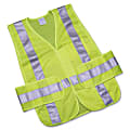 SKILCRAFT® 360? Visibility Safety Vest, One Size, Orange/Lime Silver (AbilityOne 8415-01-598-4873)
