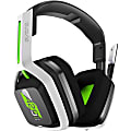 Logitech A20 Gaming Headset - Stereo - Wireless - RF - Over-the-head - Binaural - White/Green